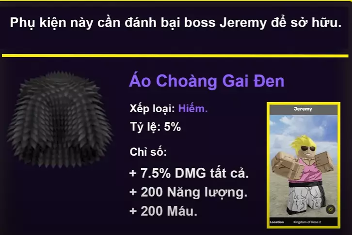  Áo choàng gai đen