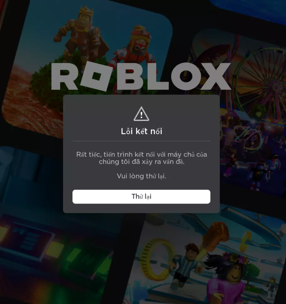 Lỗi kết nối Roblox